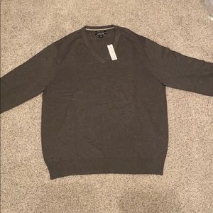 Lands’ End supima cotton v-neck sweater